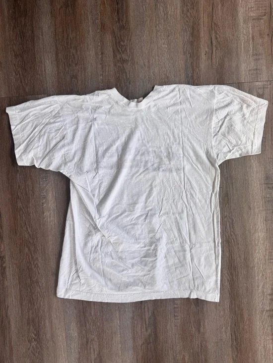 Vintage White St. Maarten Graphic Tee with Nautical Flags - Picture 5 of 5